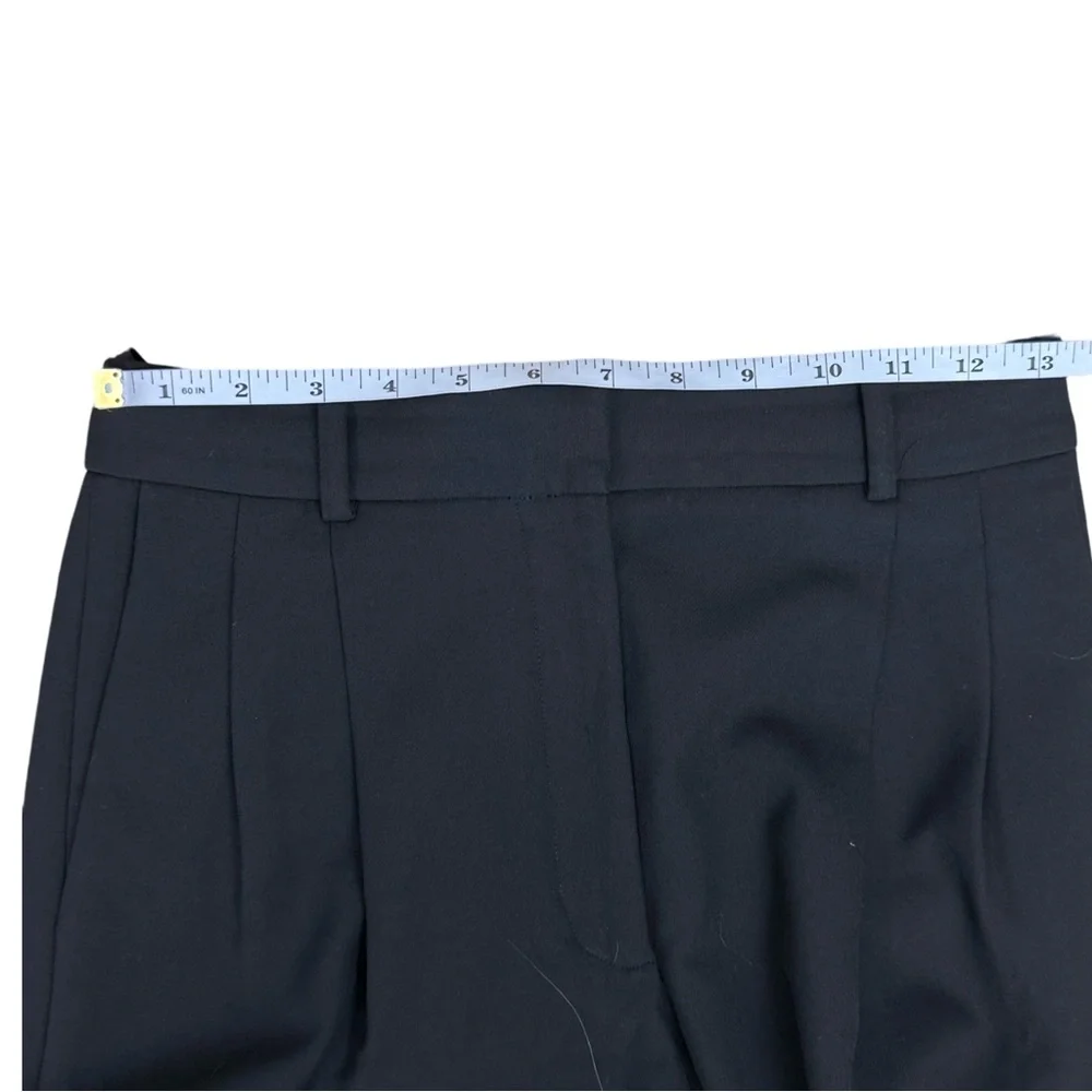 Aritzia Babaton Black Pleated Wide-Leg High-Rise Pants Quiet Luxury Office EUC - Picture 10 of 10